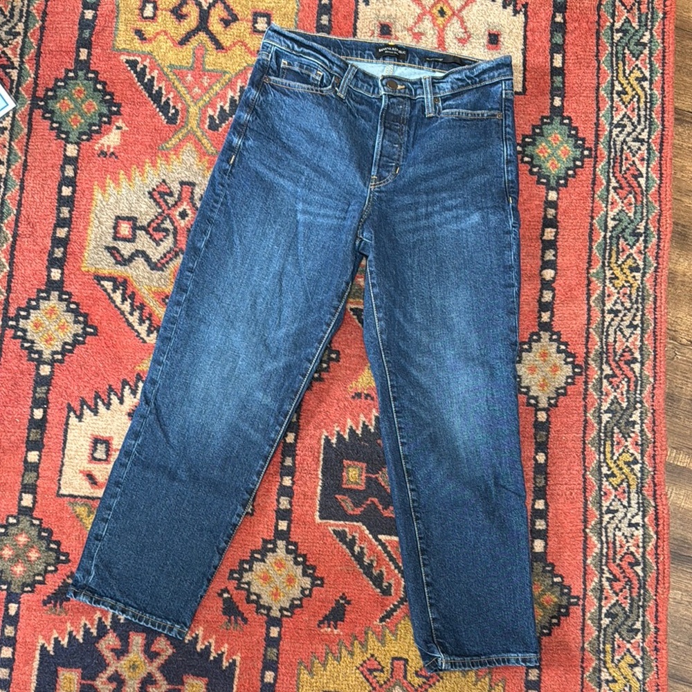 Banana Republic high rise straight jeans size 28
